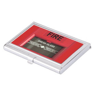 Fire Alarm Business Card Holder