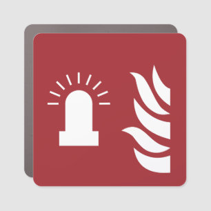Fire Alarm Flashing Light Safety Sign
