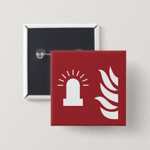 Fire Alarm Flashing Light Safety Sign Button