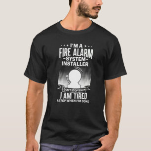 Fire Alarm Installer Systems Technician House Dete T-Shirt