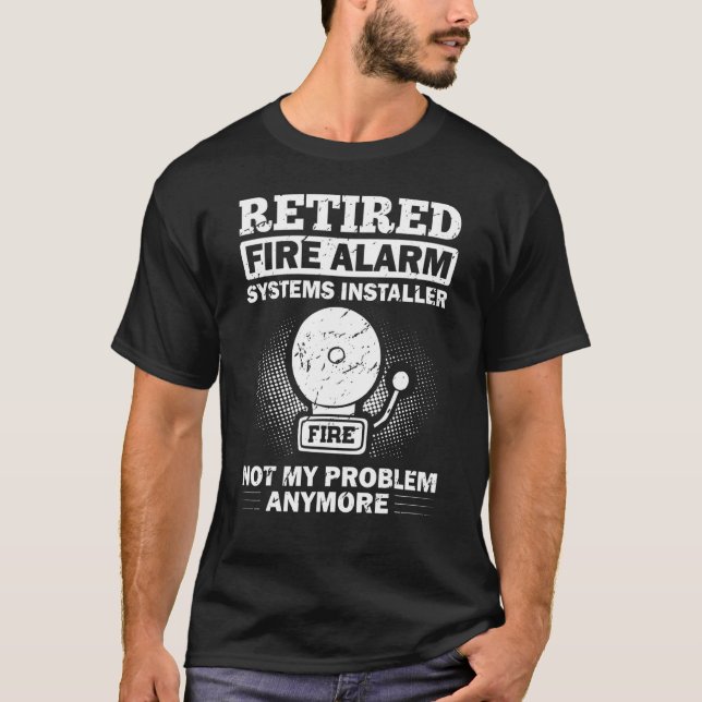 Fire Alarm Installer Systems Technician House Dete T-Shirt (Front)