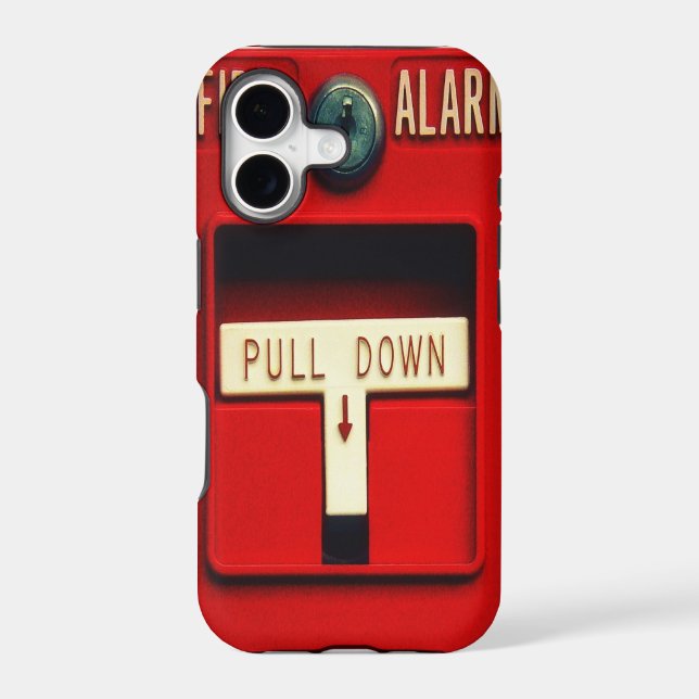 Fire alarm iphone case (Back)