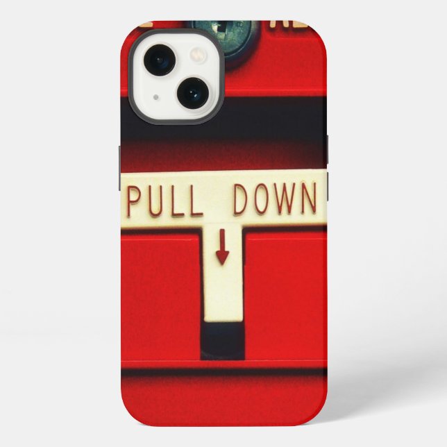 Fire alarm iphone case (Back)