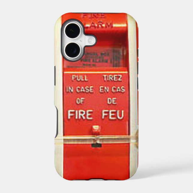 Fire Alarm Iphone Case (Back)