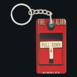 Fire alarm keychain<br><div class="desc">Hello and Welcome this design represents a local fire emergency alarm.</div>