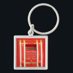 Fire alarm Keychain<br><div class="desc">Red fire metal wall hung alarm box</div>