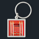 Fire alarm Keychain<br><div class="desc">Red fire metal wall hung alarm box</div>