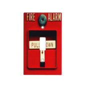 Fire alarm light switch cover | Zazzle