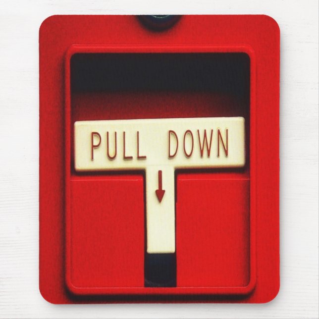 Fire alarm mouse pad (Front)