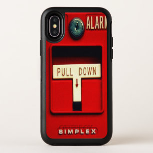 Fire alarm OtterBox symmetry iPhone x case