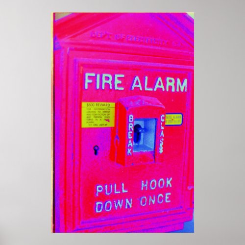 Fire Alarm Poster