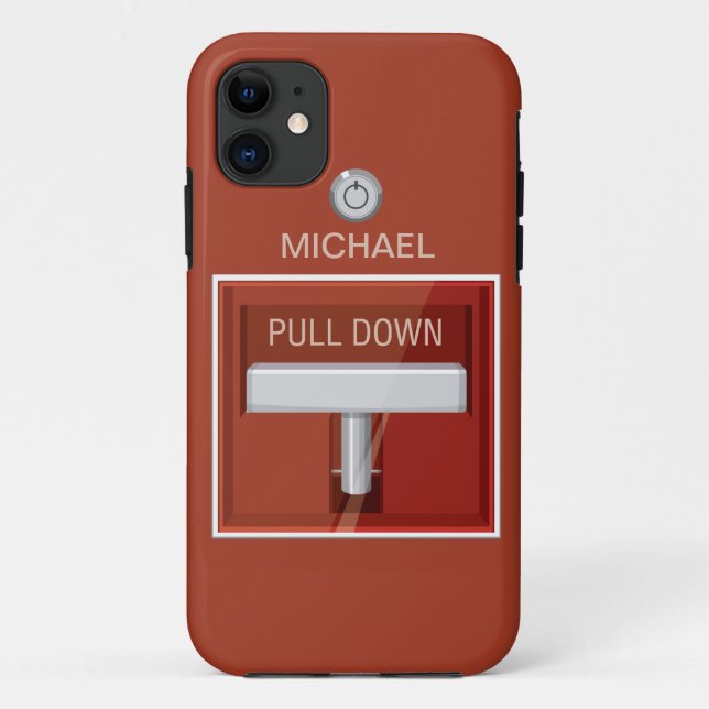 Fire Alarm Station Case-Mate iPhone Case (Back)
