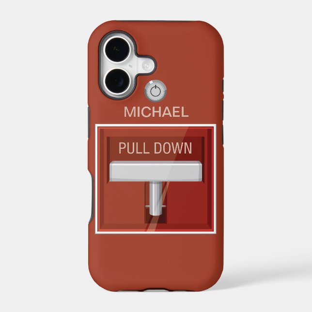 Fire Alarm Station Iphone Case (Back)
