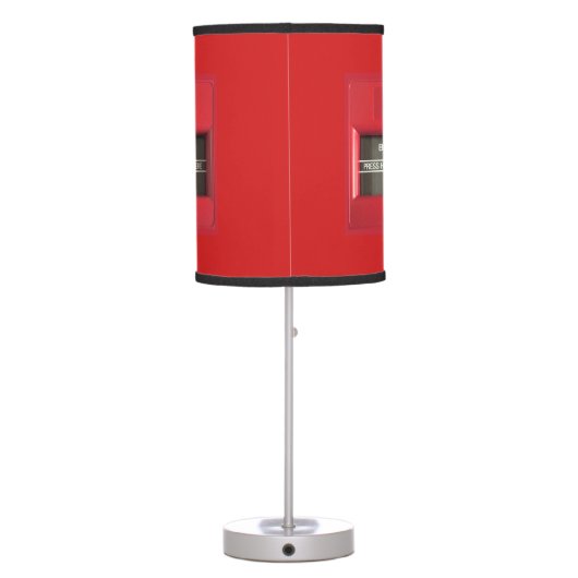 Fire Alarm Table Lamp (Back)
