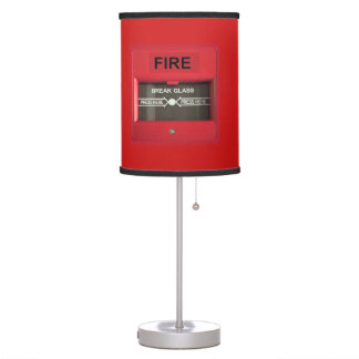 Fire Alarm Table Lamp