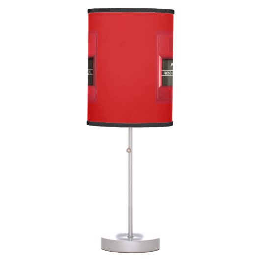 Fire Alarm Table Lamp (Front)