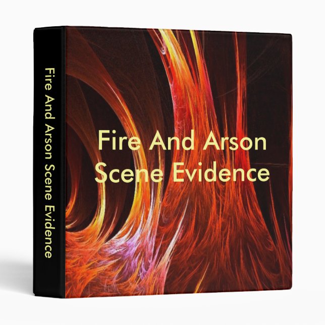 Fire And Arson Scene Evidence binder (Front/Spine)