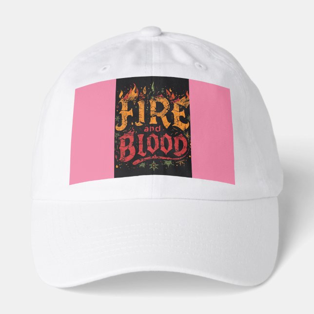 Fire and Blood Classic Baseball Cap (Front)