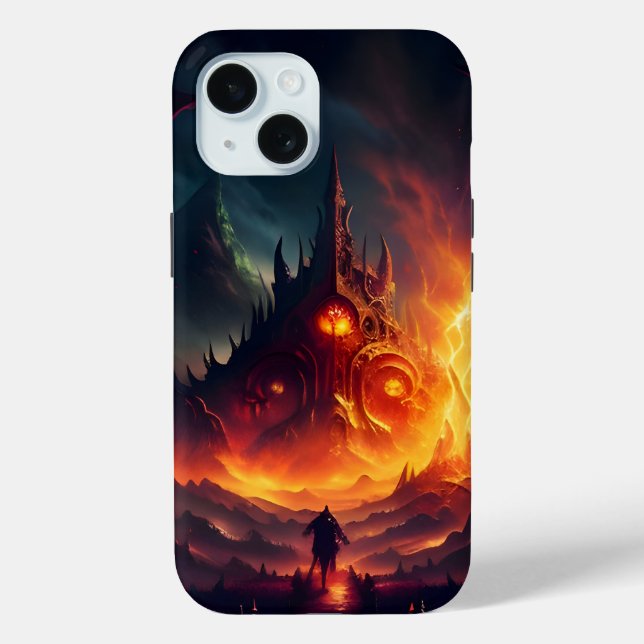 Fire and Brimstone Landscape 4 Case-Mate iPhone Case (Back)