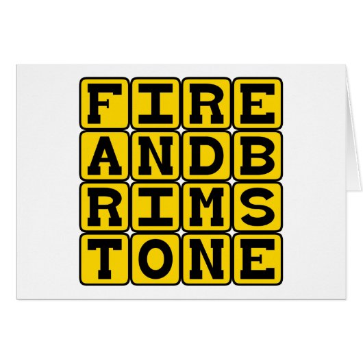 Fire and Brimstone, Religious Fervor Cards (Front Horizontal)