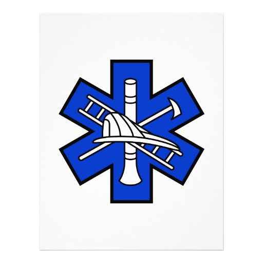 Fire and EMS Logo Letterhead | Zazzle