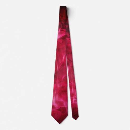 Fire and Flame in Pink Artsy Tie