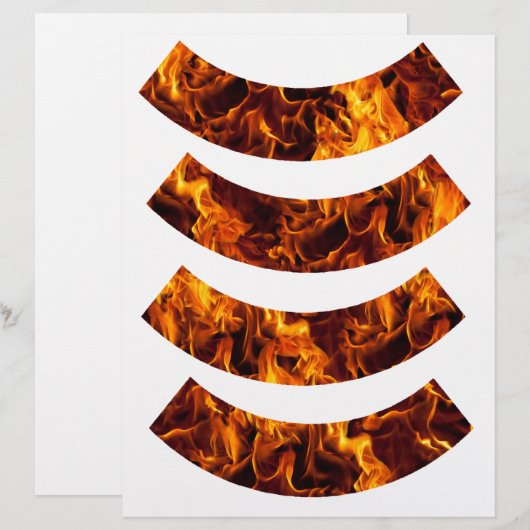 Fire and Flame Pattern (Front/Back)