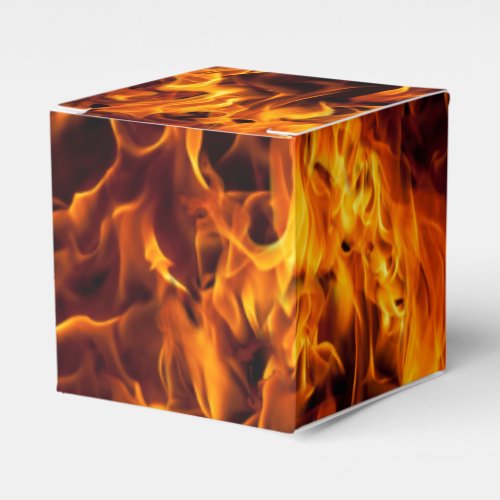 Fire and Flame Pattern Favor Boxes