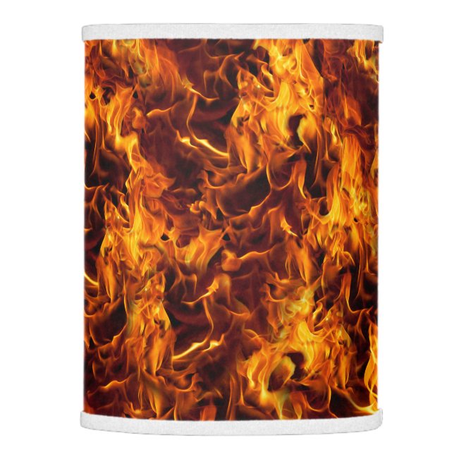 Fire and Flame Pattern Lamp Shade (Right)