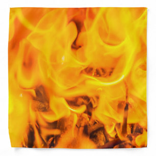 Fire and flames bandana