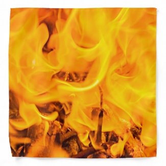 Fire and flames bandana