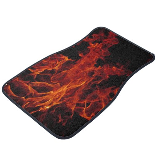 Fire and Flames Car Floor Mat Zazzle
