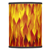 Fire and Flames Illustration Lamp Shade (Front)