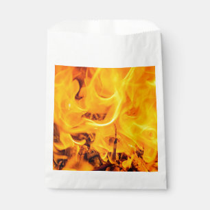 Fire And Flames Pattern Favor Bag