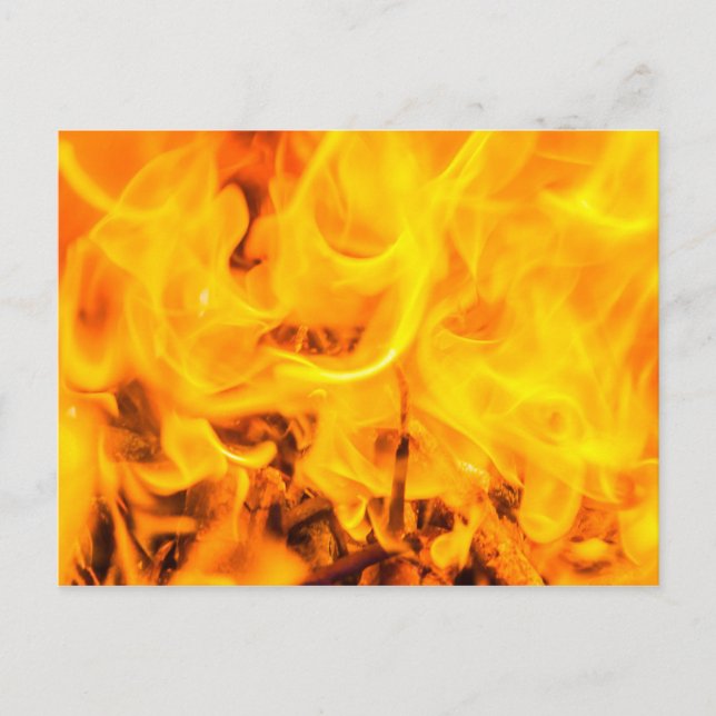 Fire and flames postcard (Front)