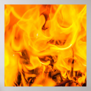 Fire and flames poster