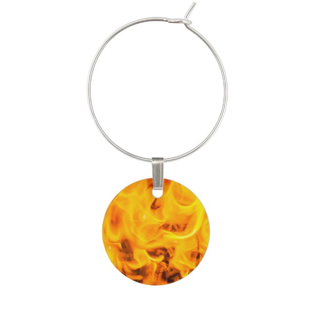 Fire and flames wine charm (Fourth Charm)