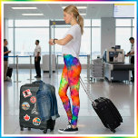 [Fire and Ice] Bright Bold Rainbow Tie-Dye Leggings<br><div class="desc">Stand out from the crowd in these amazing leggings and then amp up the volume with a matching tank top available in my "Fire & Ice" Collection. I have purchased this pair of leggings myself and love them. The fabric is high-quality, they are nice and long (they don't stop short...</div>