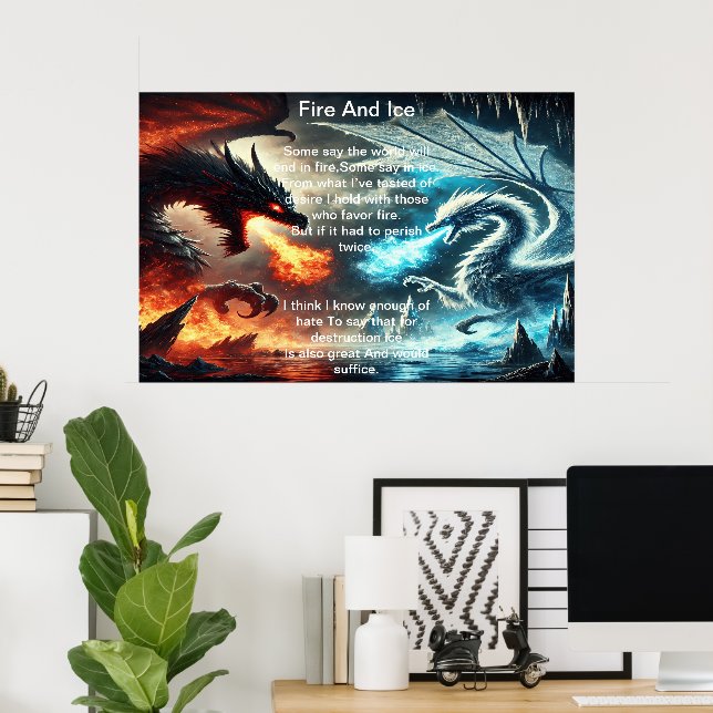 Fire and Ice: Dragon Clash Poster (Home Office)