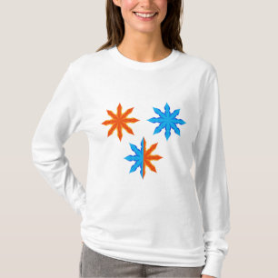 Fire and Ice Eight Point Stars T-Shirt