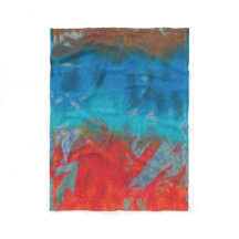 Fire and Ice Fleece Blanket