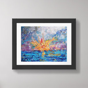 Fire and Ice Framed Art