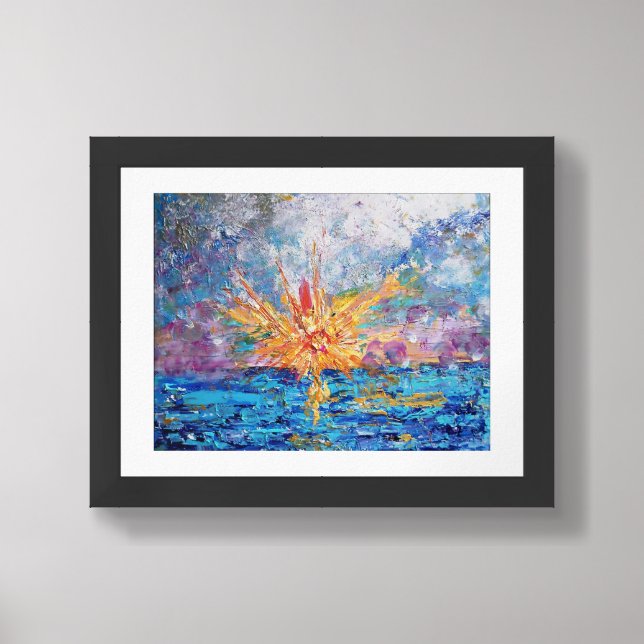 Fire and Ice Framed Art (Framed Front)
