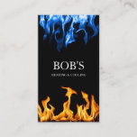 Fire And Ice Heating And Air Conditioning Business Card at Zazzle