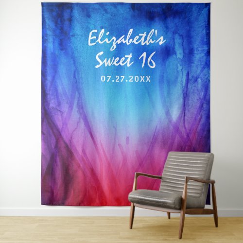 Fire and Ice Party Photo Backdrop Tapestries