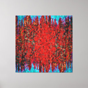 Fire and ice texture canvas print
