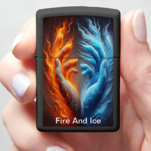 Fire and Ice: The Power Within Zippo Lighter