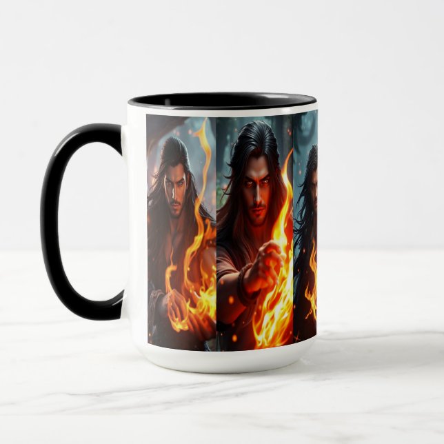 Fire And Ice Wielders Romantasy Mug (Left)