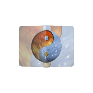 Fire and Ice Yin Yang Passport Holder