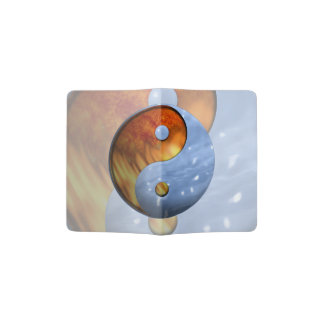 Fire and Ice Yin Yang Passport Holder